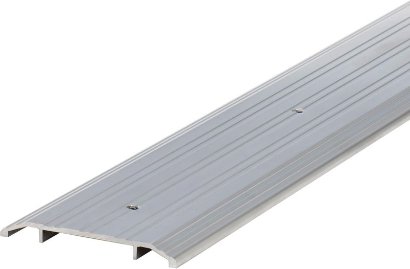 M-D Building Products Heavy Duty Fluted Top Door Threshold - 4 In W X 36 In L X 1/2 In H, Aluminum - Image 1