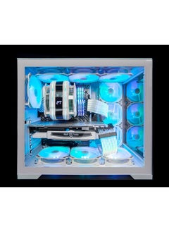 SYOSI M120D Plus CPU Cooler, CPU Air Cooler with Temperature Display Comes with Dual ARGB PWM 120mm Fans, Fit for Intel LGA 1700/1200 /115X /2011/2066 /1366 and AMD AM4/AM5  - Image 4