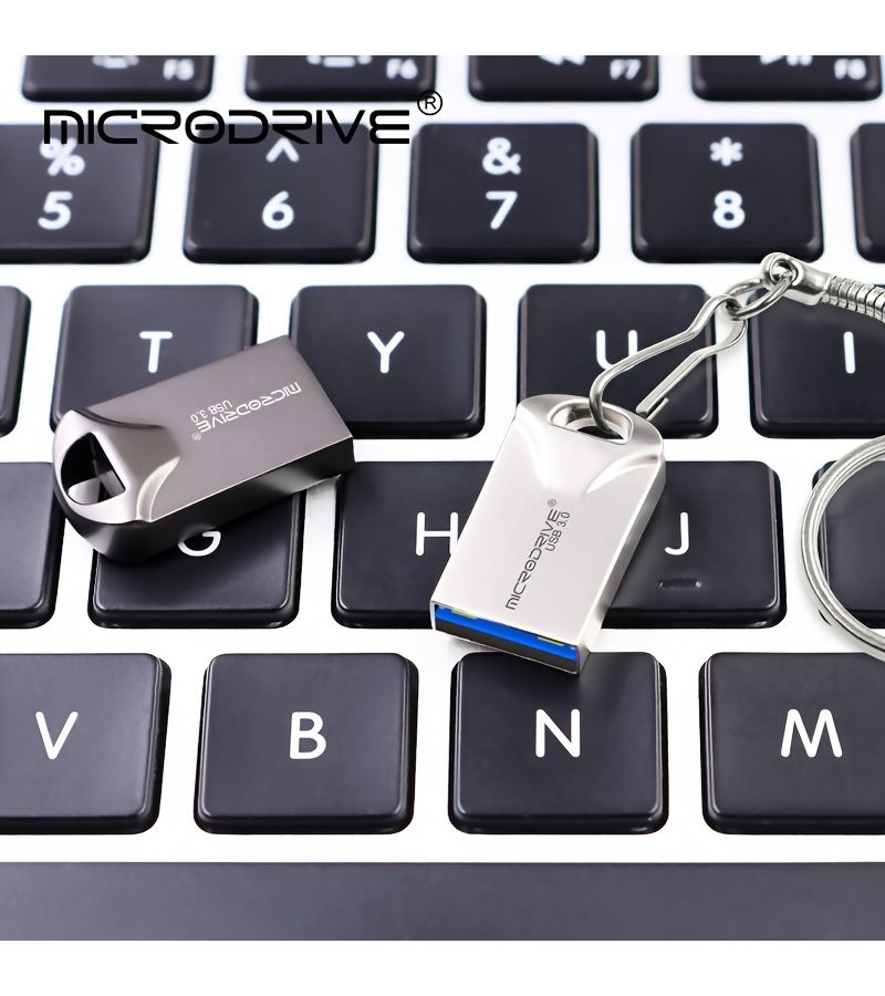 ذاكرة فلاش USB 3.0 معدنية صغيرة عالية السرعة بسعة 16 جيجابايت، عصية ذاكرة فضية اللون للحاسوب الشخصي واللابتوب والتابلت ومشغل السيارة - Image 3