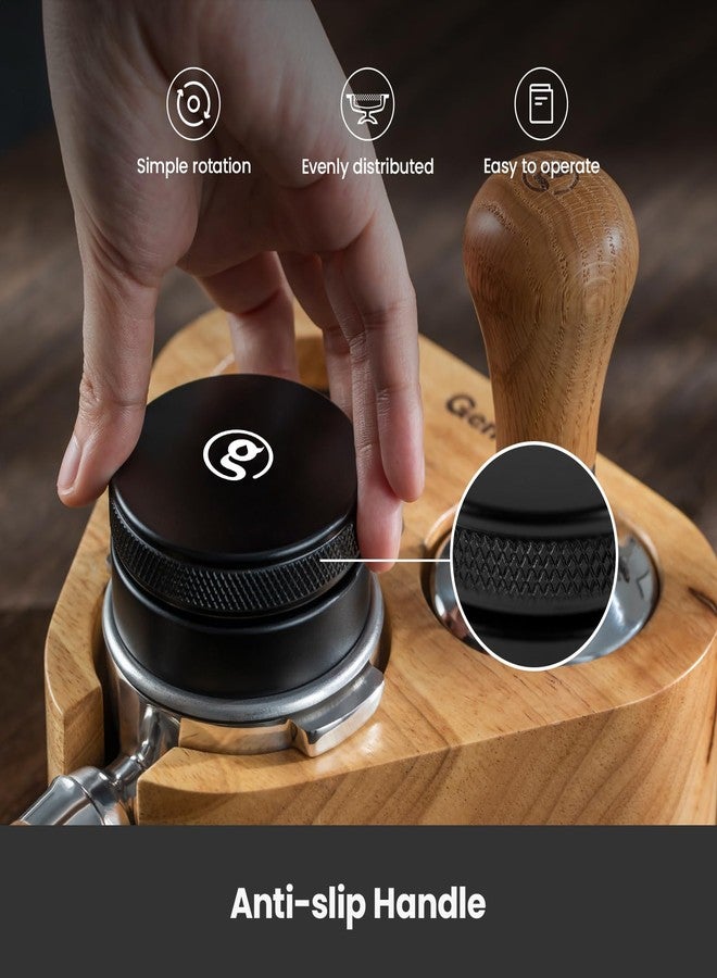 Gemilai 58mm Coffee Distributor, Espresso Coffee Tamper, Professional Coffee Leveling Tool for Espresso, Adjustable Depth, 304 Stainless Steel - Image 4