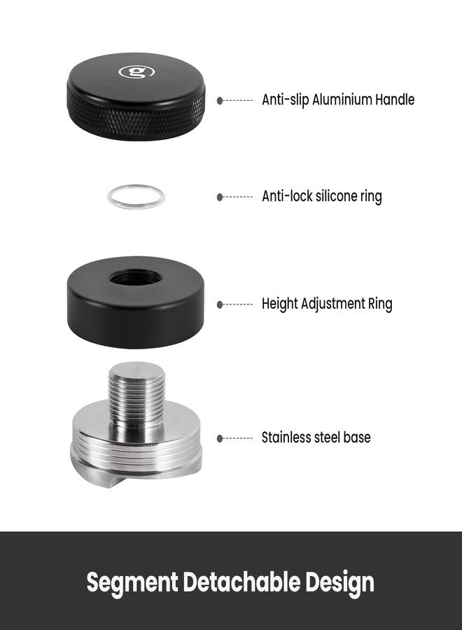 Gemilai 58mm Coffee Distributor, Espresso Coffee Tamper, Professional Coffee Leveling Tool for Espresso, Adjustable Depth, 304 Stainless Steel - Image 5