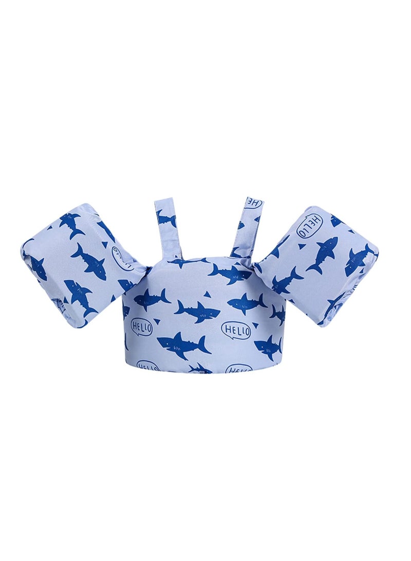 GUDOO Swimming Arm bands Float Vest Swim Vest Floaties Learn Swiming Training to Swim Vest Arm Floaties Water Wings for for Boys and Girls  - Image 1