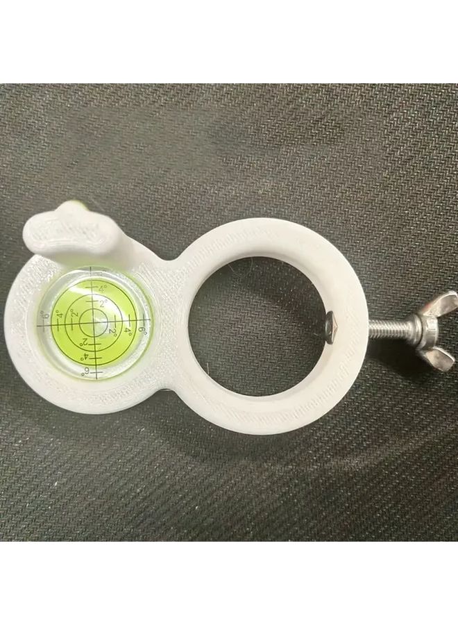 White Cordless Drill Level and Angle Gauge Ergonomic Handle for Woodworking DIY - Image 5