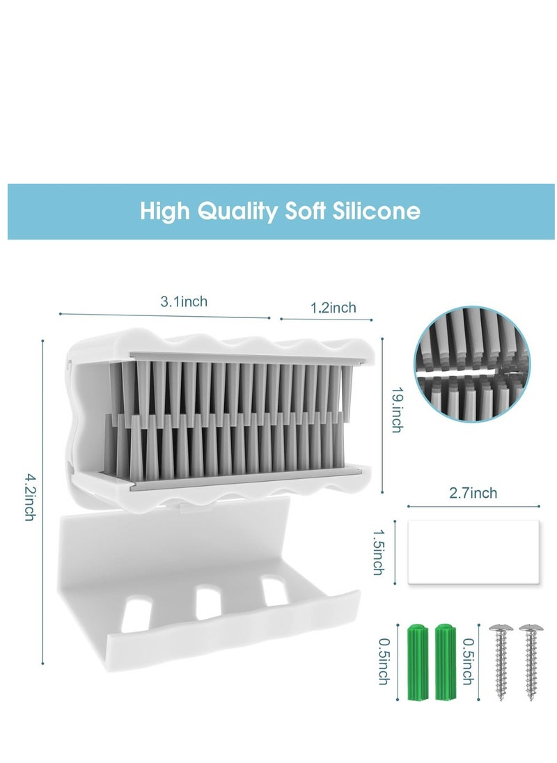 Oasisgalore - Reusable Silicone Hair Catcher for Shower Drain - Wall Hair Collector Trap for Bathroom Bathtub - Image 1