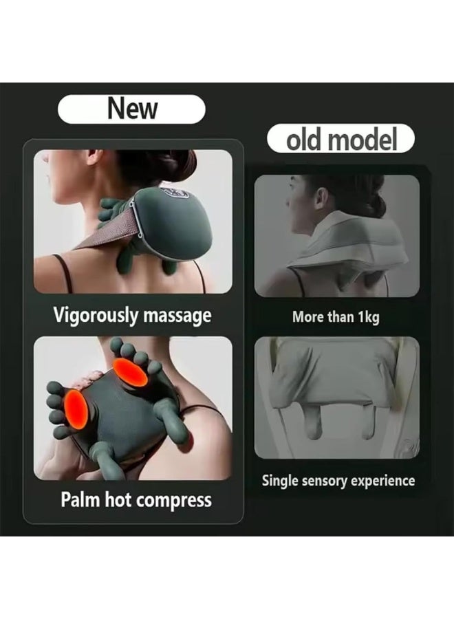 سياسو جهاز تدليك اليد والرقبة N7، جهاز تدليك الرقبة والكتف Airlandolists بالحرارة، جهاز تدليك Siaasoo Master للأكتاف والرقبة - Image 5