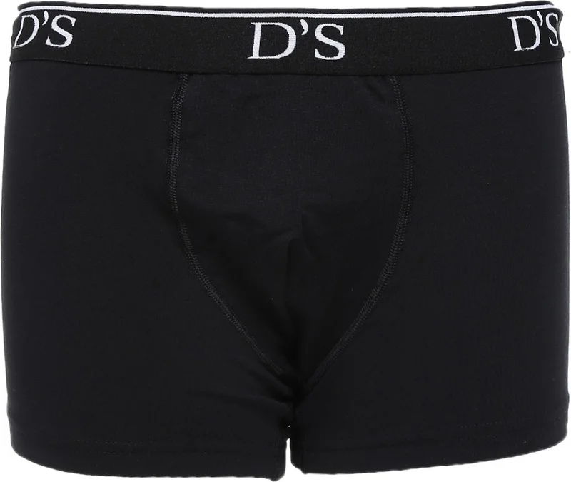 دي أس دامات 3-Piece Black - Claret Red Men's Boxers