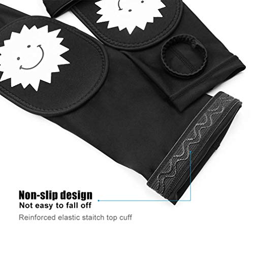 Luwint Kid Volleyball Arm Sleeves - Long Passing Forearm Sleeves for Teen Youth with Protection Pad and Thumbhole, 1 Pair (S) - Image 5