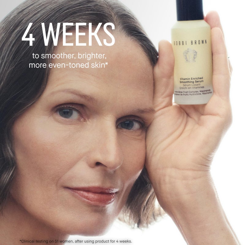 Bobbi Brown Vitamin Enriched Smoothing Serum | Glowy, Hydrating Overnight Face Serum | Niacinamide & Vitamin C, 1 Fl Oz - Image 4