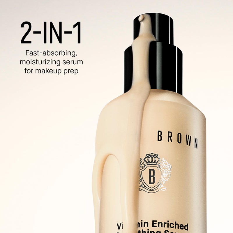 Bobbi Brown Vitamin Enriched Smoothing Serum | Glowy, Hydrating Overnight Face Serum | Niacinamide & Vitamin C, 1 Fl Oz - Image 5