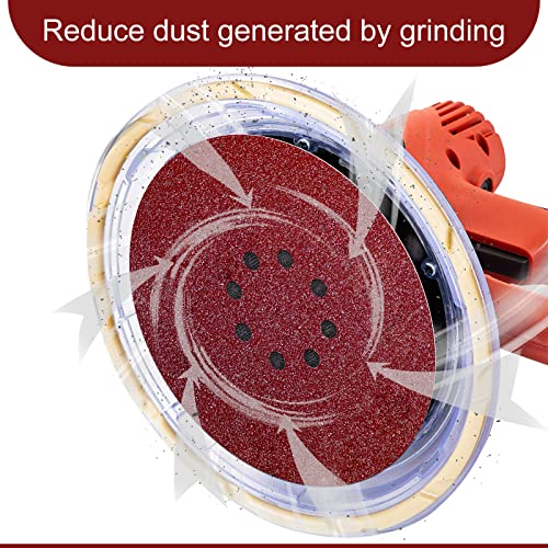 Awutzut 9 inch Sanding Discs 150 Grit 8 Holes Hook and Loop Sandpaper for Drywall Sander 60Pack - Image 3
