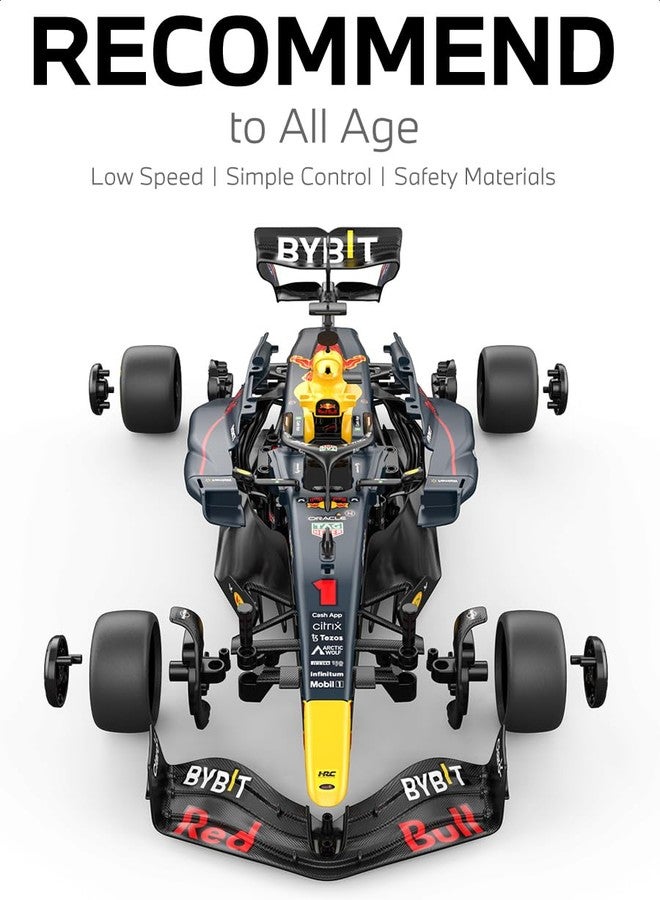 RASTAR 92600 1/16 Red Bull RB19 F1 RC Car Building Kits - Officially Licensed Oracle RedBull Formula 1 RB19 with Remote Controller, F1 Model Car Kits to Build for Play and Display - Ideal Gift - Image 4