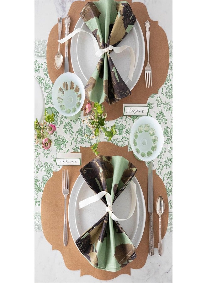 Hester & Cook Paper Placemat, Pad of 12 (Die-Cut French Frame) - Image 4