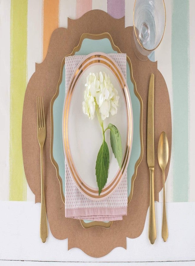 Hester & Cook Paper Placemat, Pad of 12 (Die-Cut French Frame) - Image 2