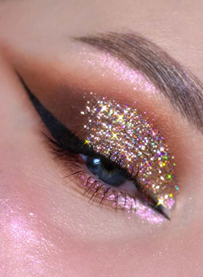 SEPHORA COLLECTION Special Effects Glitter Shadow 02 Brown Flare – Glittery Liquid Eyeshadow with Multidimensional Sparkle 4 ml - Image 3