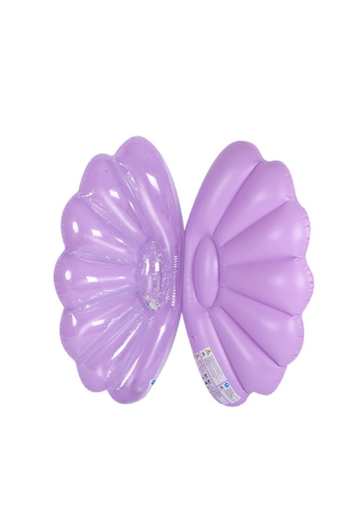 general Inflatable shell float bed outdoor swimming ring inflatable bed float enjoy leisurely time on the water - Image 3