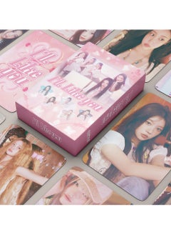 NIBEMINENT 55 Pcs Kpop ILLIT I'LL LIKE YOU Lomo Cards Card For Fans Collection Gifts  - Image 2