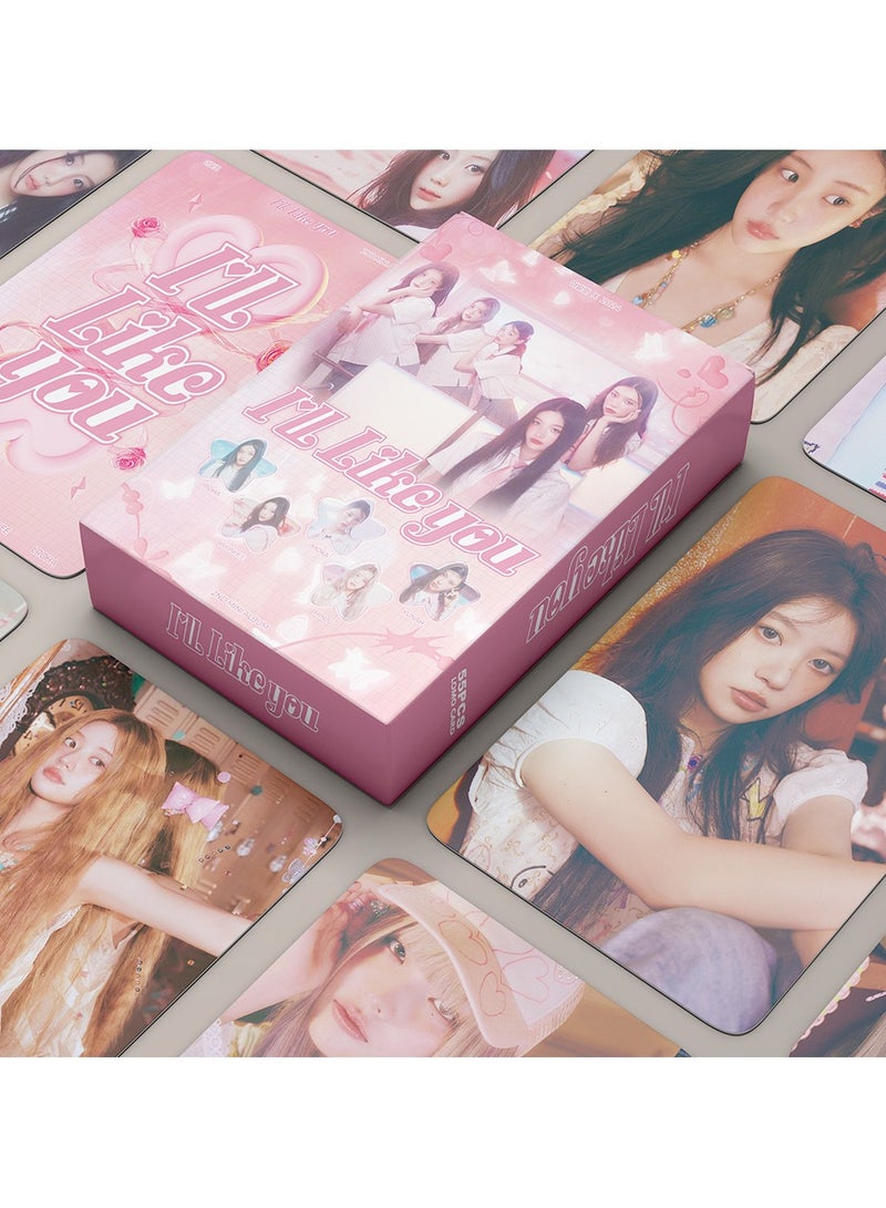 NIBEMINENT 55 قطعة بطاقات لومي كيبوب إيلت سأحبك هدايا لمجموعة المعجبين - Image 2