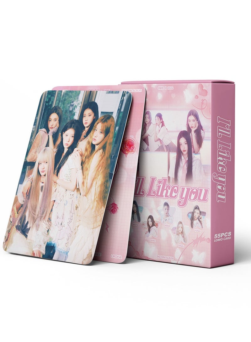 NIBEMINENT 55 قطعة بطاقات لومي كيبوب إيلت سأحبك هدايا لمجموعة المعجبين - Image 3