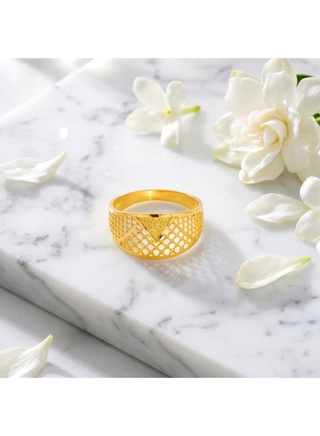 BAFLEH JEWELLERY Premium 21K Gold Ring Designs Available at Bafleh Jewellery - Image 4