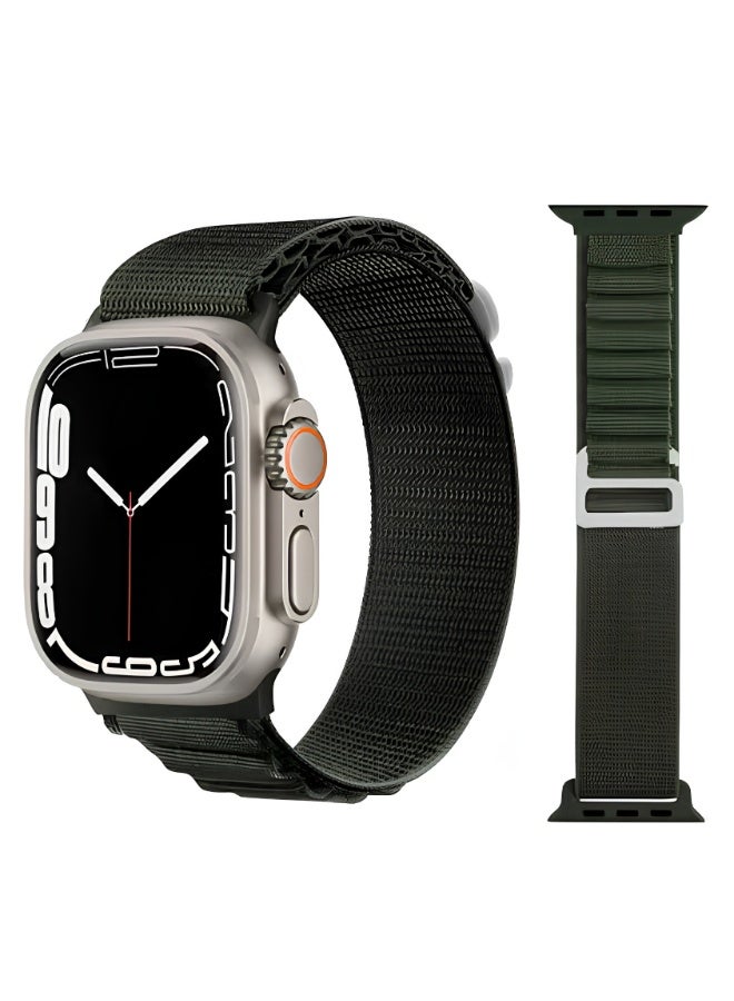 ECVV Nylon Sport Watch Bands Compatible with Apple Watch Band 42/44/45/49mm, Soft Replacement Band for iWatch Ultra Series SE 8/7/6/5/4/3/2/1 Strap for Men - Image 3