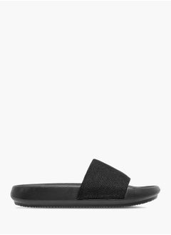 Celeste Womens Textured Slide Slippers With Slip-On Closure  - Image 1
