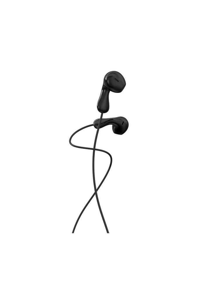 Celebrat G29 Wired Earphones, Stereo Sound, Built-in Mic, 3.5mm Jack - Black - Image 2