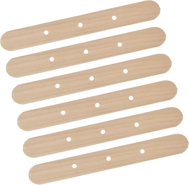 Candle Wick Holders, Wick Clips for Candles, 50Pcs Candle Wicks Centering Device Candle Making Supplies, for Making Candle (150 * 20mm3 Holes) - Image 3