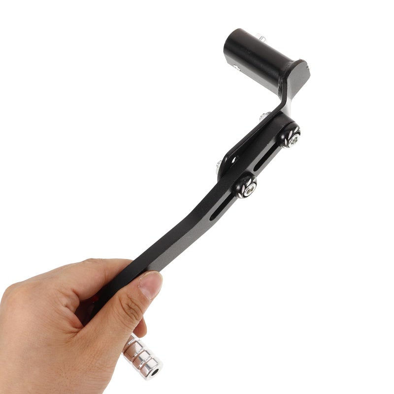 2Pcs Motorcycle Gear Shifter Lever Aluminum Alloy Black Silver Replacement - Image 5