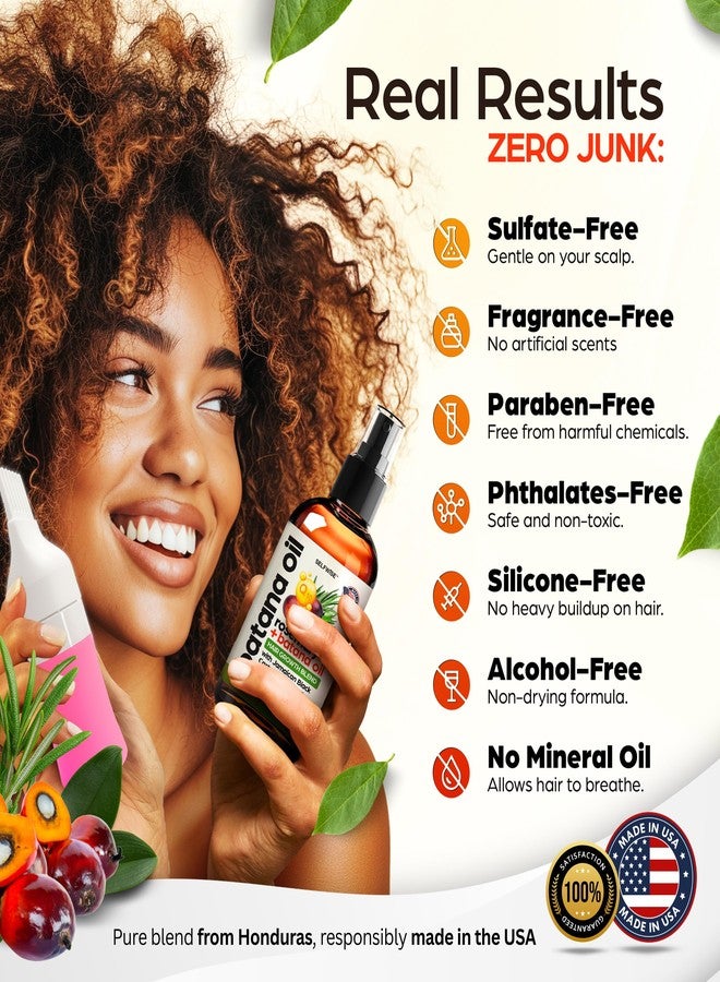 SELFWISE Batana Oil for Hair Growth - 100% Pure, Organic, Cold-Pressed, Unrefined from Honduras by Dr. Sebi - Natural, Vegan for Strong Roots and Thick Hair - Wild Growth for Hair, 2oz - Image 4