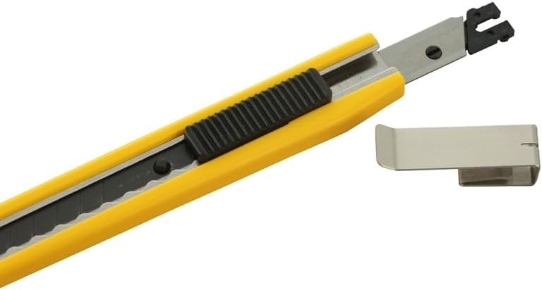 9mm Heavy Duty Snap-Off Blade Utility Knife – Precision Cutter for Cardboard, Paper, Plastic and Craft Projects, Retractable Blade Box Cutter with Secure Lock, Durable Cutting Tool for Office, Warehouse and DIY Use - Image 2