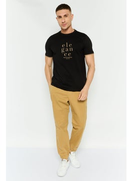 Gazzarrini Men Crew Neck Short Sleeve Graphic T Shirt, Black  - Image 3