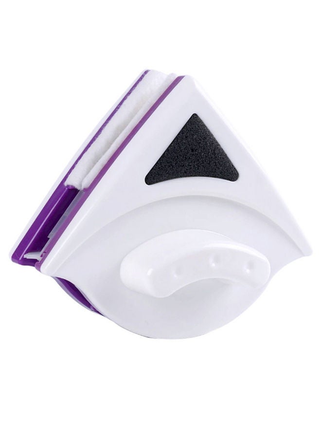 NIBEMINENT Double-Sided Triangular-Magnetic Squeegee White/Purple/Black 17centimeter