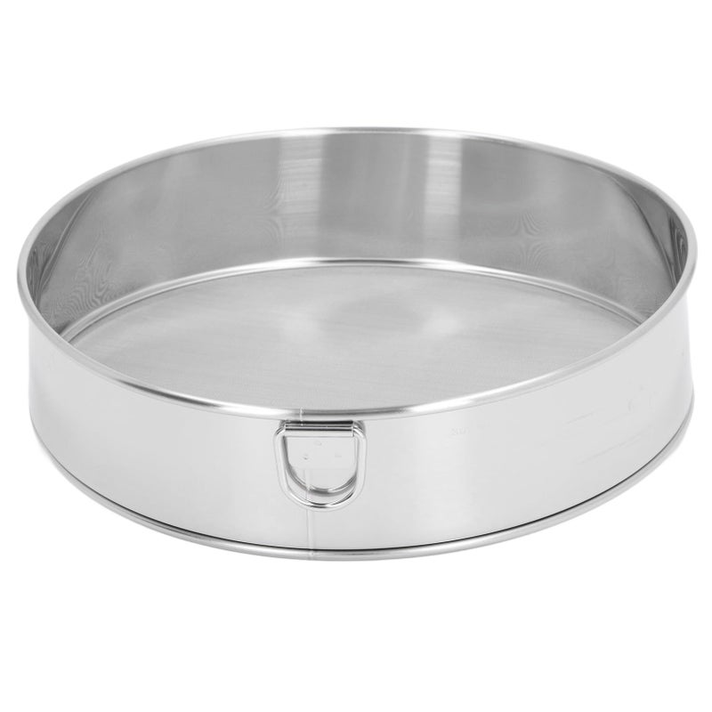 Fine Mesh Flour Sifter 80 Mesh Stainless Steel Sieve For Baking Cakes Pies Pastries - Image 5