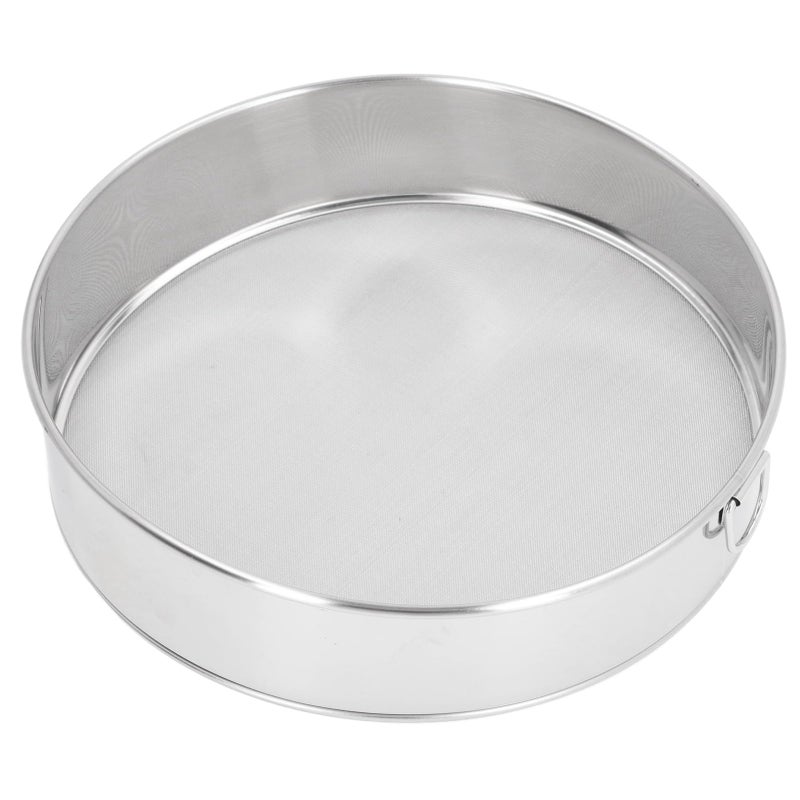 Fine Mesh Flour Sifter 80 Mesh Stainless Steel Sieve For Baking Cakes Pies Pastries - Image 2