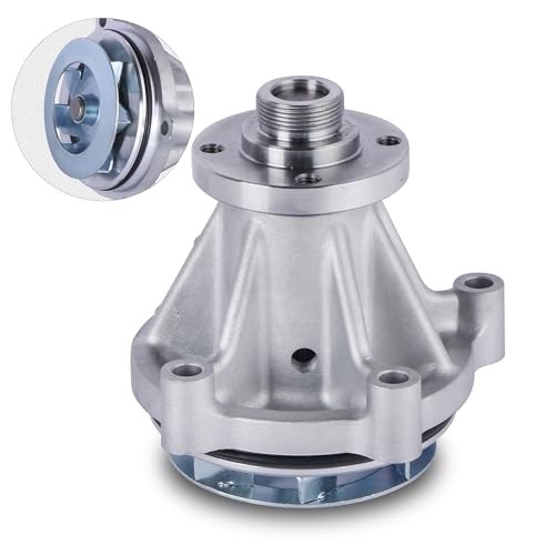 AUTOSTARSHIP AW4130 Engine Aluminum Water Pump Compatible with Ford F150/ F250/ F-350/ E150/ E250/ E-350/ E-450/ Explorer Expedition Lincoln Aviator Mark LT V8 4.6L 5.4L - Image 1