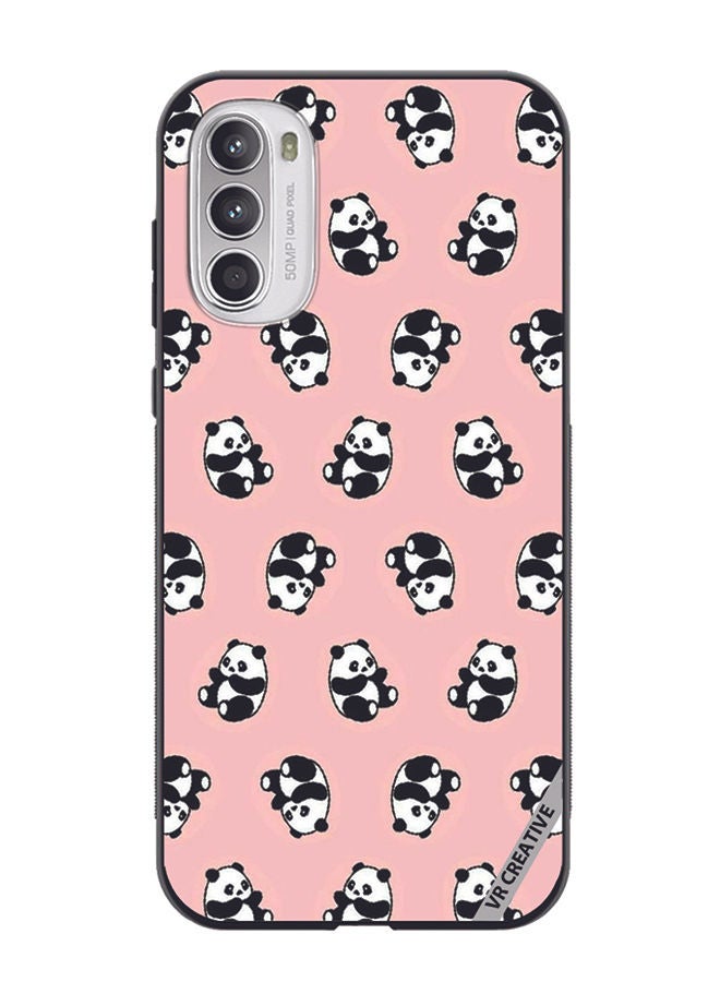 VR CREATIVE Protective Case Cover For Motorola Moto G82 Panda Design Multicolour - Image 1