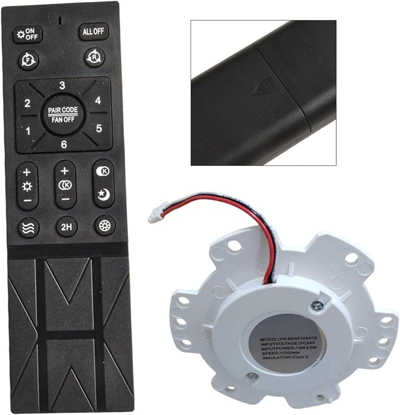 Hongyun Fan Light Remote Control Kit 6 Speed Brushless DC Motor With Inverter - Image 5