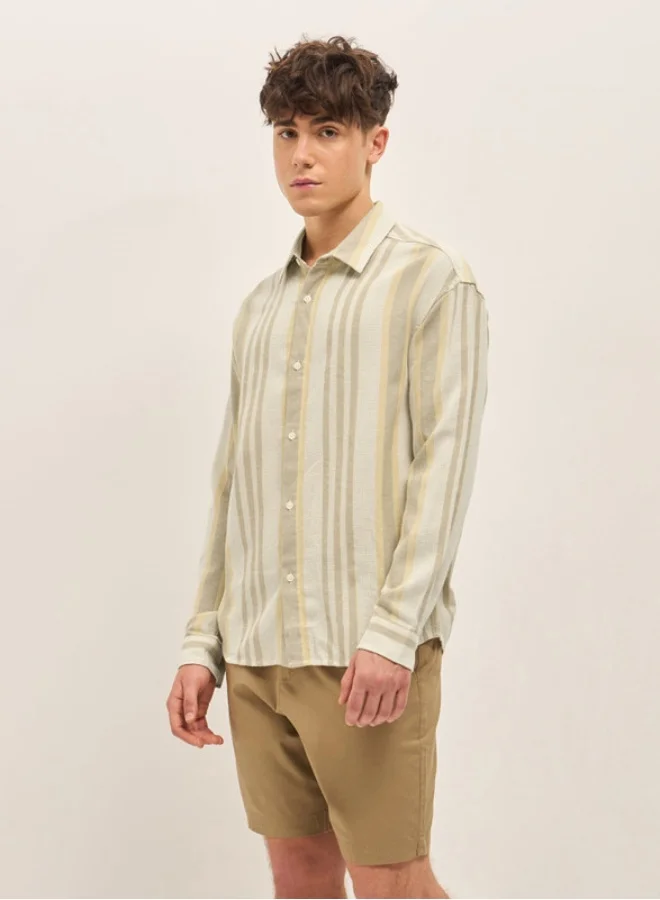 THE BEAR HOUSE Men's Shirt for Casual and Formal Wear | Classic Button-Down Style for Office, Daily Use, Travel, Events & All-Season Outfits | Versatile & Stylish Wardrobe Essential for Every Occasion