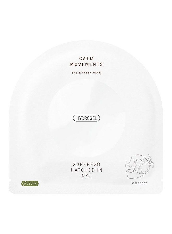 SUPEREGG Calm Movements Eye & Cheek Mask (Pack Of 5): Hydrogel Mask For Plump Silky Smooth Skin. Centella Asiatica And Hyaluronic Acid - Image 3
