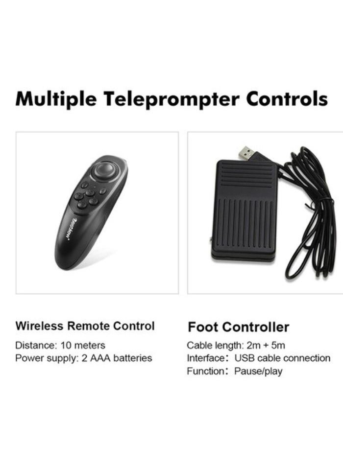 ديسفيو مجموعة Desview T17 Teleprompter مع شاشة 17 بوصة ذاتية الرجوع - Image 3