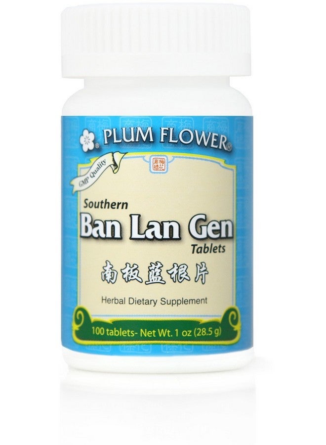 Plum Flower Plum Flower - Ban Lan Gen Tablets - Nan Ban Lan Gen Pian - 100 ct  - Image 1