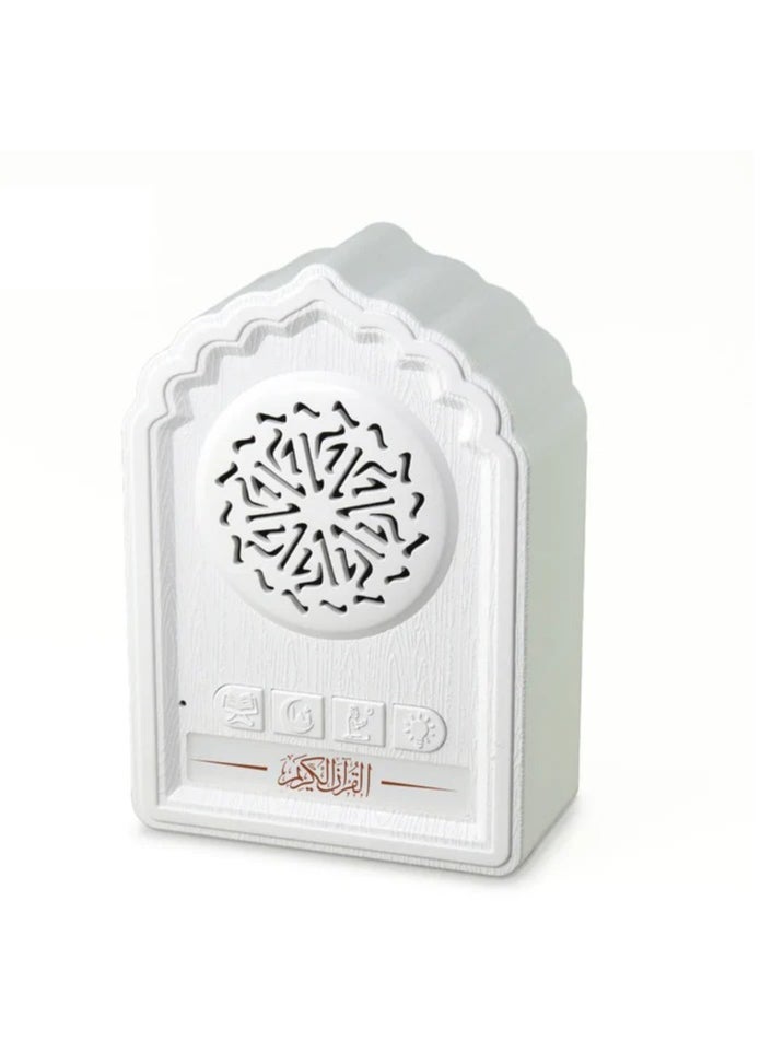 Equantu QB812 Holy Quran Speaker with Night Light – Bluetooth Wall Plug Speaker for Quran Recitation, Ruqyah, Zikir, and Islamic Duas - Image 2