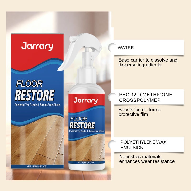 Jarrary Floor Care Agent Plant-Based Fragrance Cleaning And Repairing Agent, Waterproof And Mildew-Proof, Suitable For Solid Wood Composite Floors - Image 3