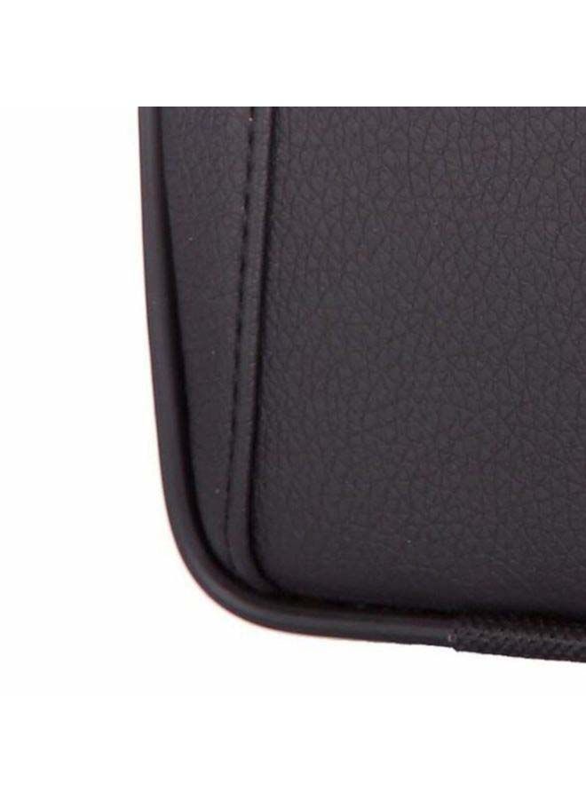 NIBEMINENT Vertical Zippered Belt Wallet Black - Image 2