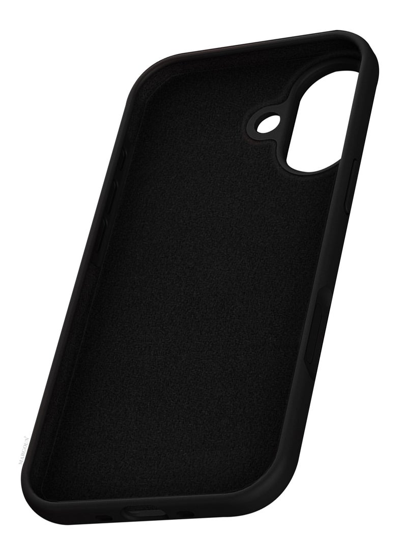 CATANES 3 Packs Silicone Protective Phone Case for iPhone 17 - Soft Anti-Scratch Microfiber Lining Ultra Slim Drop Protection Phone Cover with Two 3D Screen Protectors - Black - Image 5