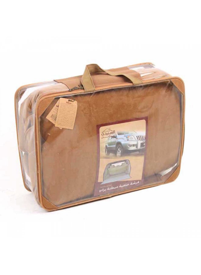 AL SANIDI Car back Trunk Mat for prado car Back mat Sandy 136x110x58Cm