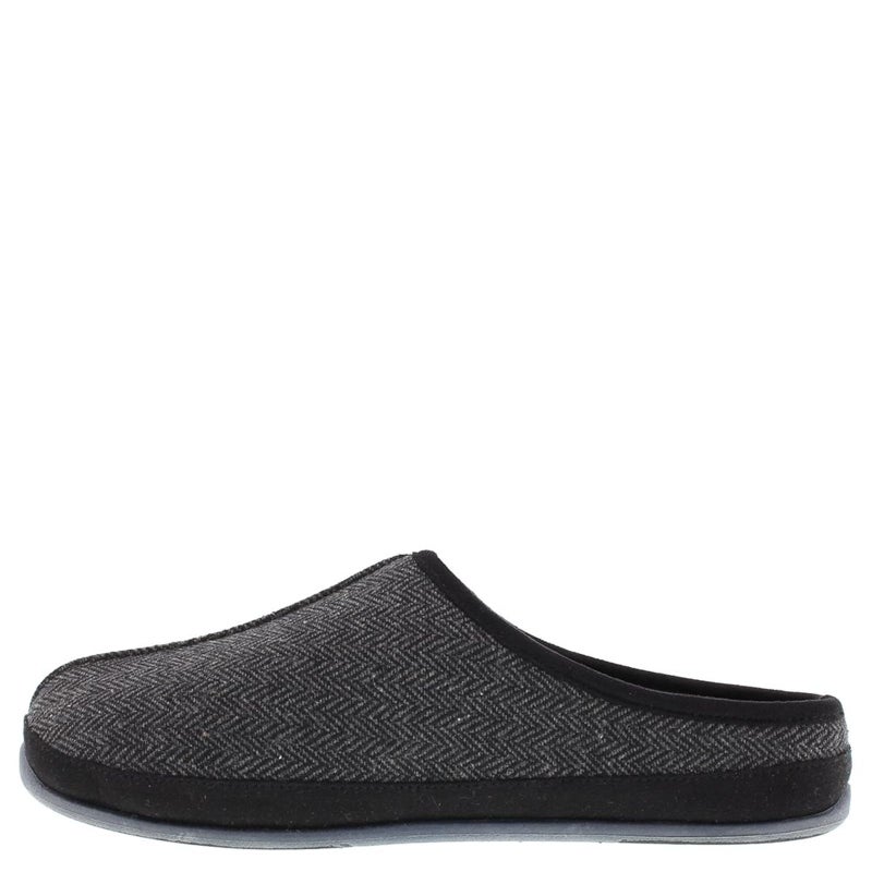 Deer Stags Men's Wherever Tweed Slipper, Black Tweed, 9 - Image 4