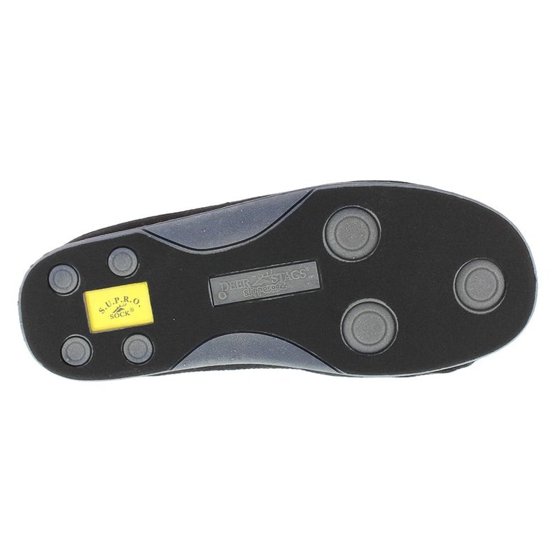 Deer Stags Men's Wherever Tweed Slipper, Black Tweed, 9 - Image 3