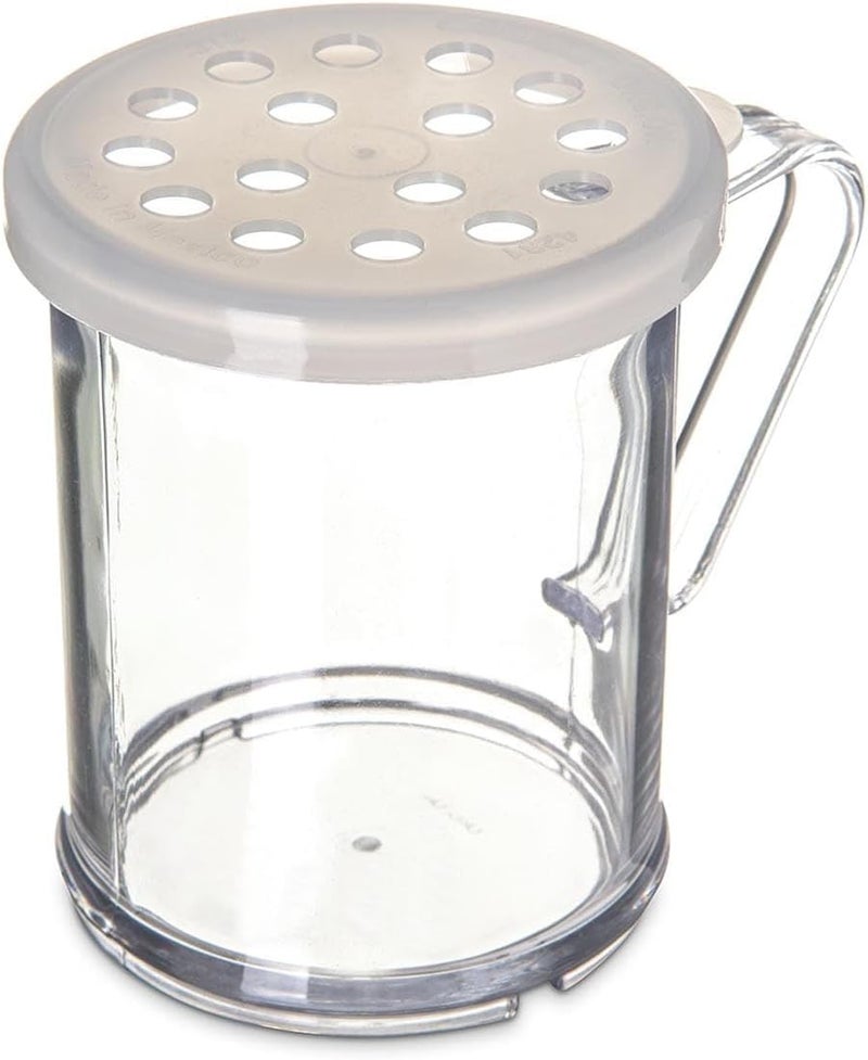 Paddles 4230S30 Clear 8 Ounce Shaker/Dredge with Parsley Lid