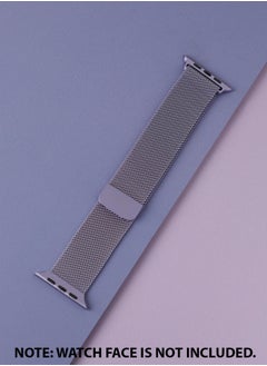 Solid Casual Mesh Strap Alloy Apple Watch Strap | 42mm/44mm/45mm